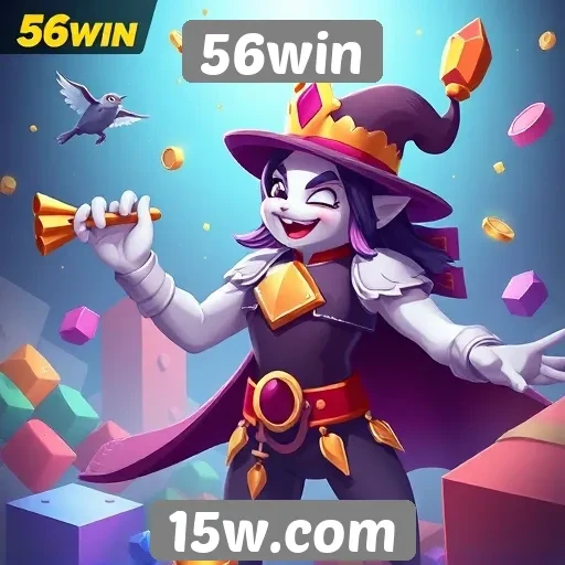 Variedade de jogos disponíveis no 56win