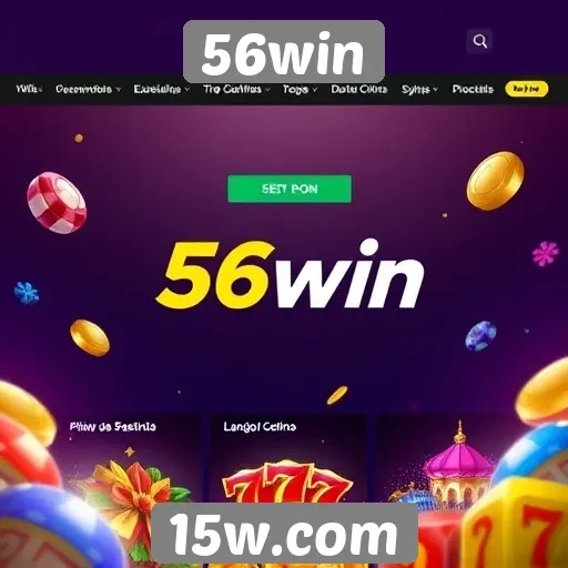 Novidades e promoções no site 56win